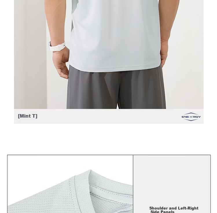 361° Men's T-Shirt Spring Summer New Quick-Dry Loose Fitness Sports Casual Short Sleeve Cool Top 652624124-6 9