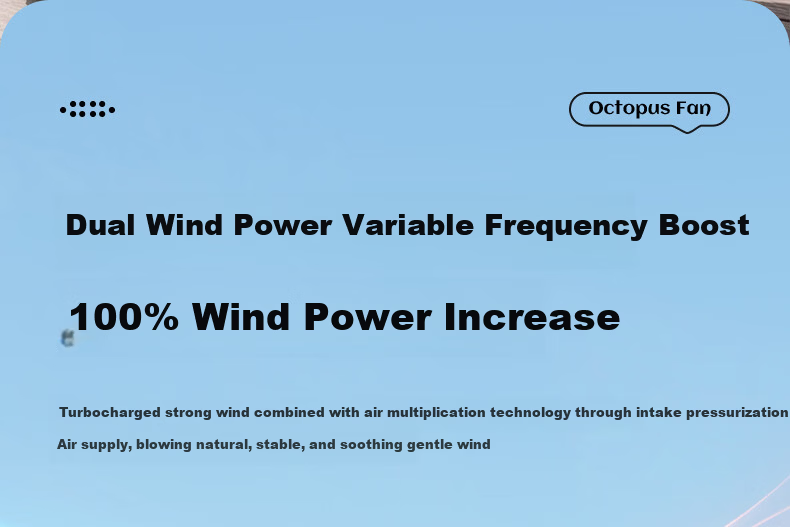 AUX Baby Stroller Mini Octopus Folding Desktop Portable Handheld USB Fan Baby Special Outdoor Cooling Essential Long Battery Life 12