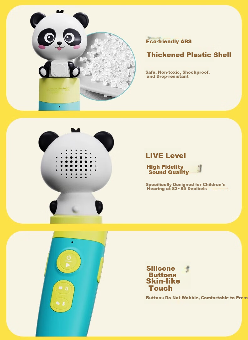 CICADA UNCLE Q5L Children's Educational Reading Pen DIY Picture Book Early Learning Machine AI Smart Educational Toy 10