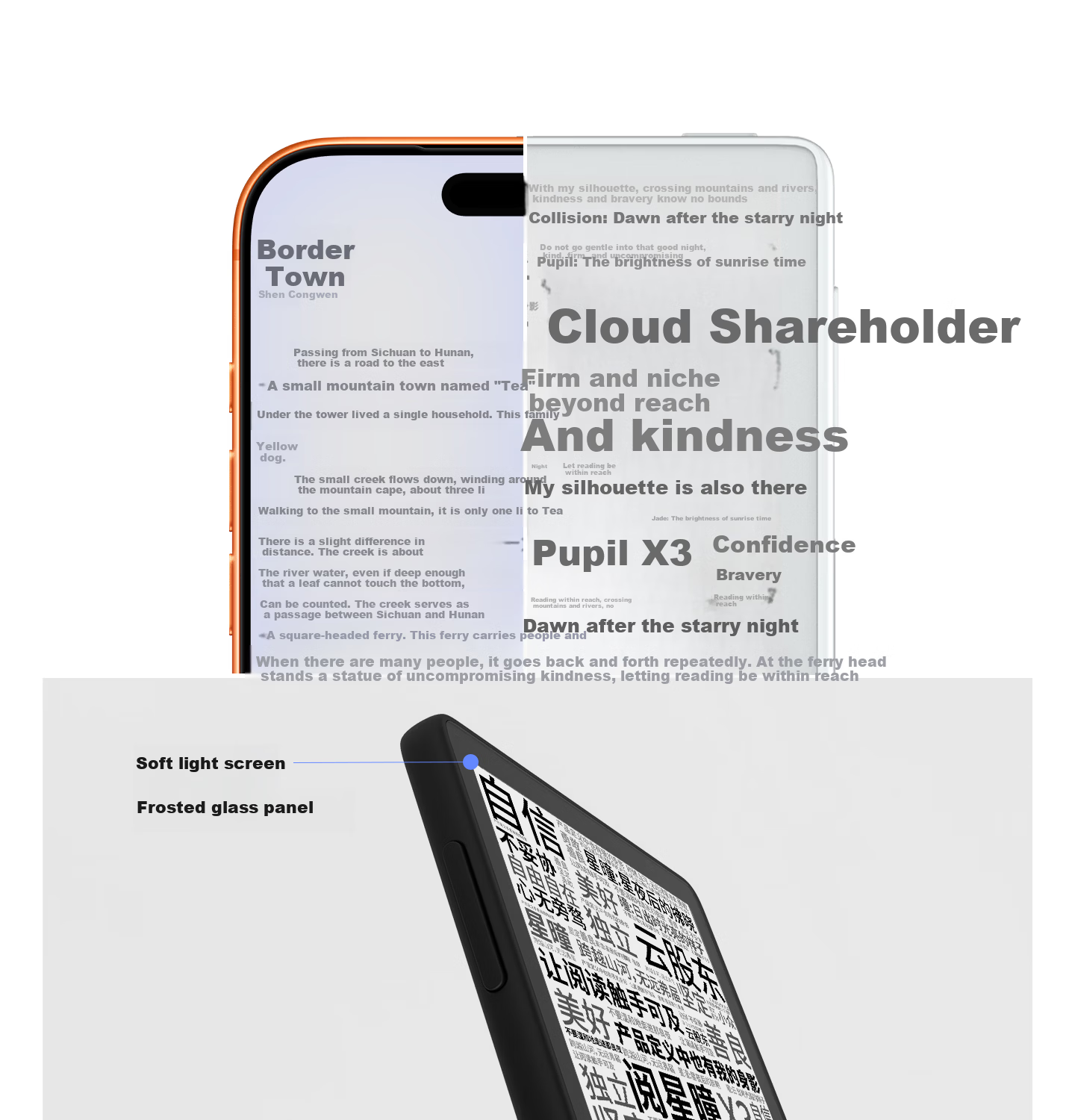 Yuexing Tong X3 E-Ink Screen Reader Ultra-Thin Portable E-Book White 11