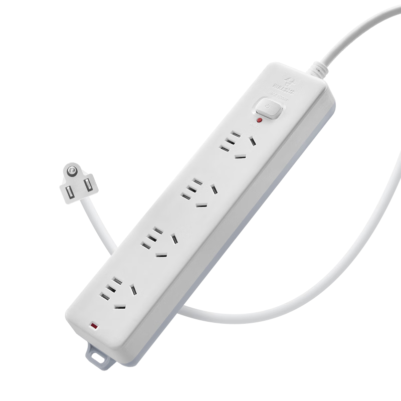 BULL 4-Outlet High-Power Surge Protection Travel Power Strip with US Standard Plug, Master Switch, Compatible with USA, Canada, Philippines, Japan, Brazil, Thailand, Taiwan, China