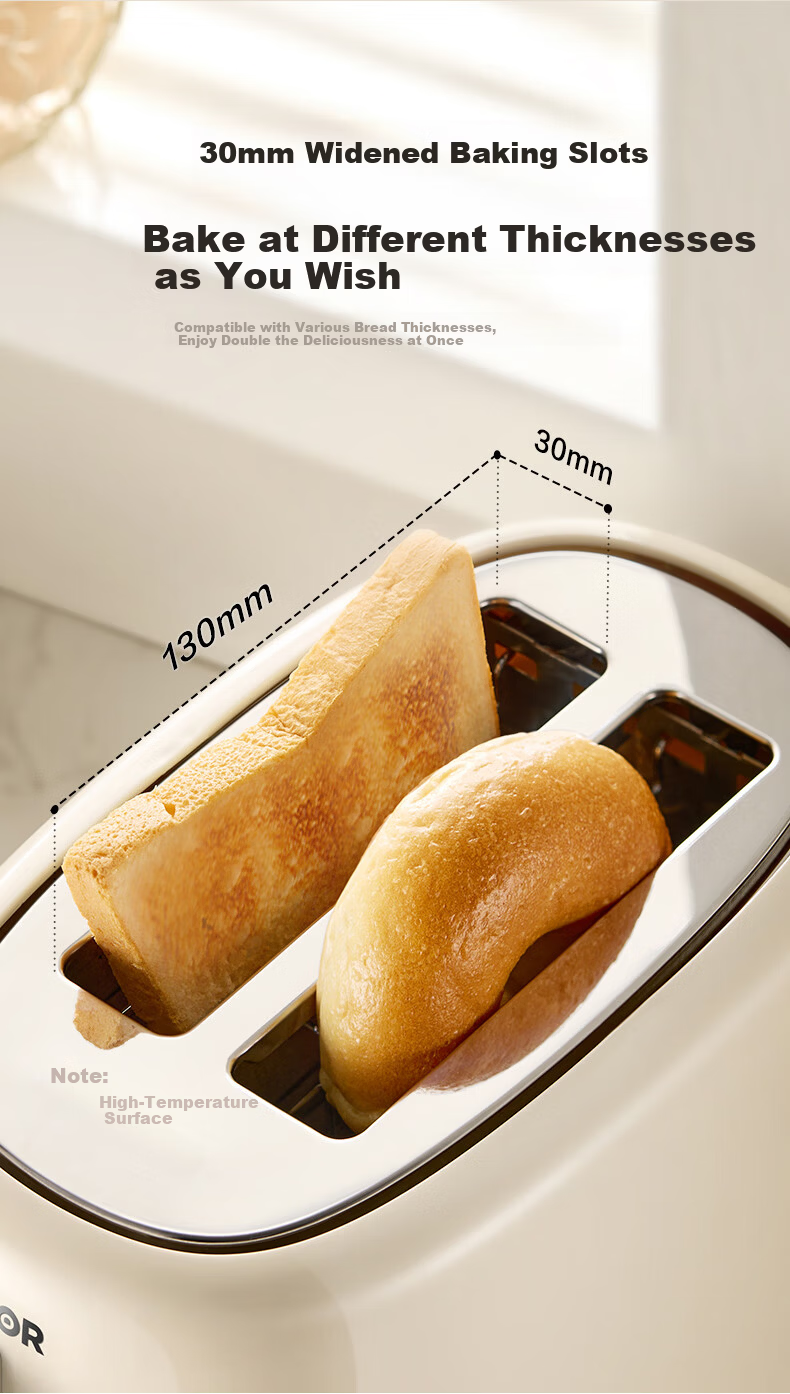 SUPOR Bread Maker Sandwich Toaster Breakfast Machine Home Toaster Color Screen Menu Multifunctional Light Food Machine 6+1 Adjustable Heat Settings DJ808 9