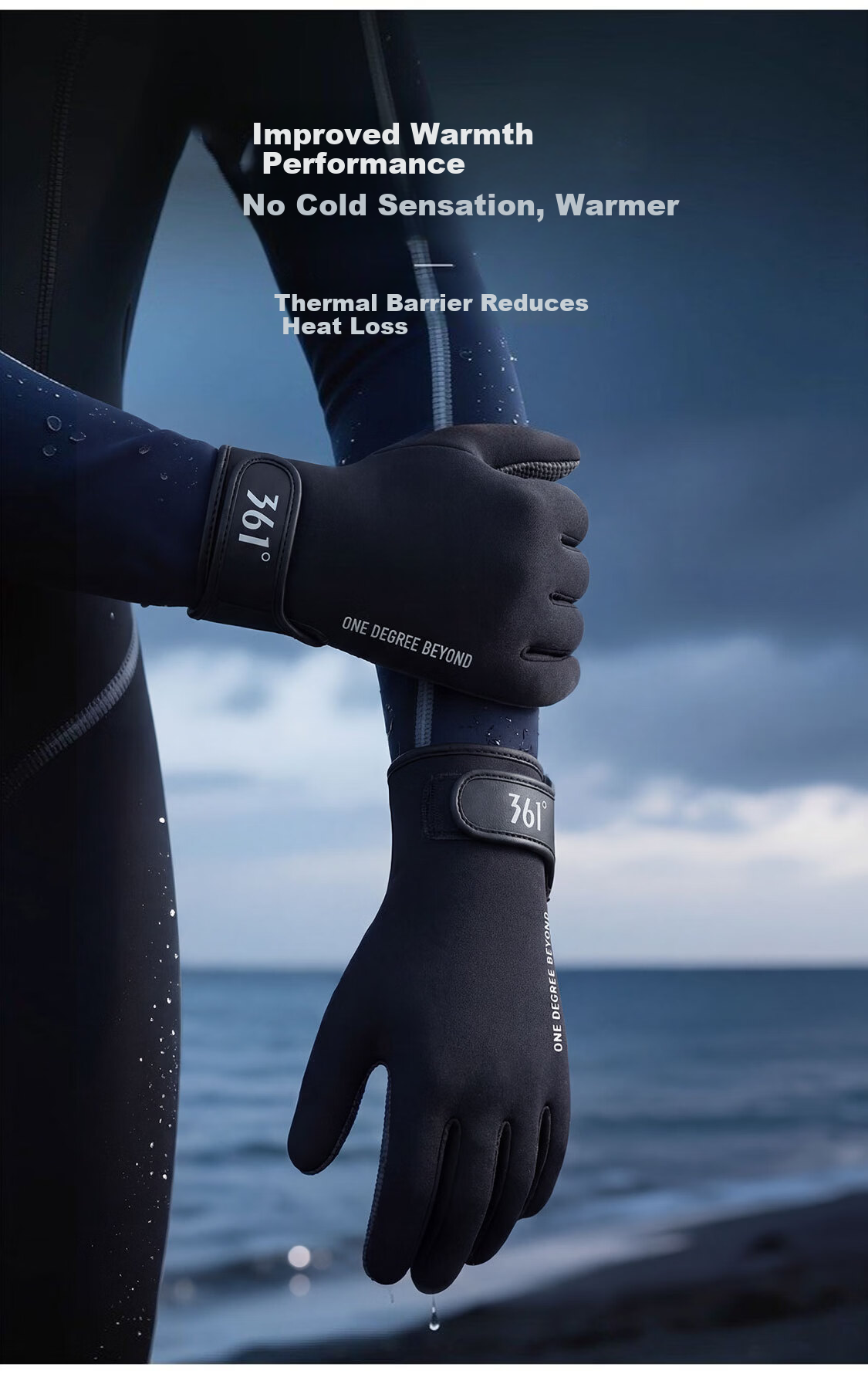 361° Swimming Diving Sun Protection Surfing Lightweight Gloves Wear-Resistant Scratch-Resistant Non-Slip Coral Protection Snorkeling Equipment Gloves 7