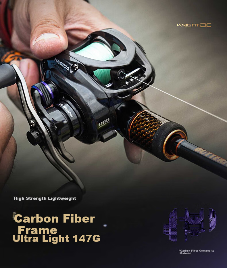 HISTAR Knight DC Electronic Brake Smart Water Drop Reel Right Hand 10