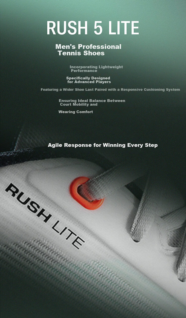Wilson Rush 5 Lite 2026 New Men's Professional Tennis Shoes Player Edition 1