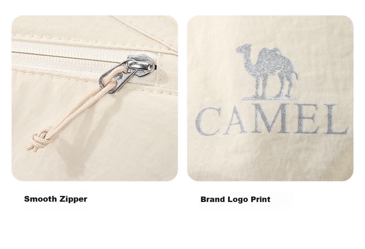 CAMEL Single Shoulder Dumpling Bag Commuter Crossbody Adjustable Strap Large Capacity Lightweight Backpack 575C658063 21