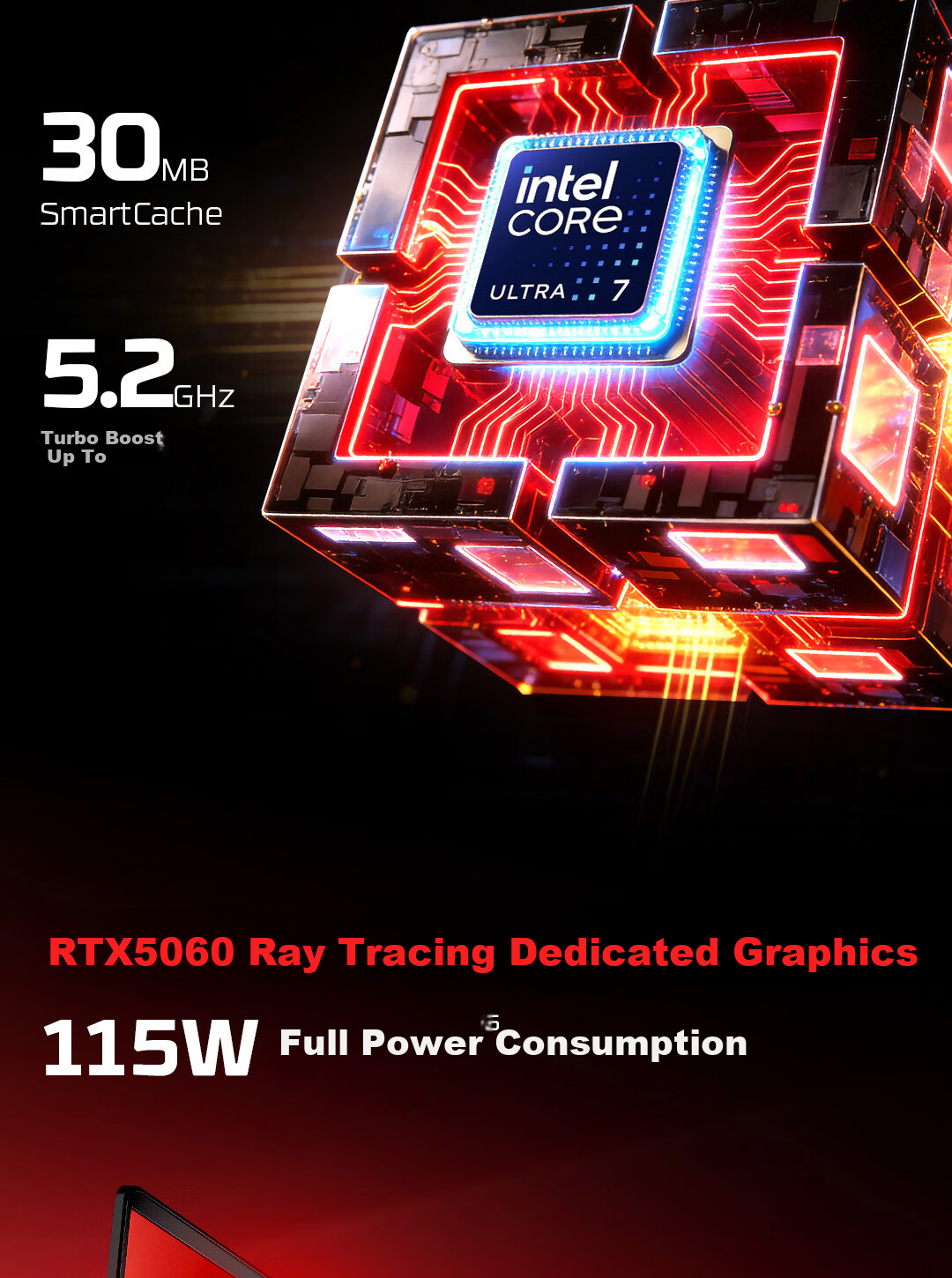 HP HyperX Shadow Elf PRO 16 Gaming Laptop U7-255HX RTX 5060 16GB 1TB QHD 240Hz 200W+ Power Consumption 4