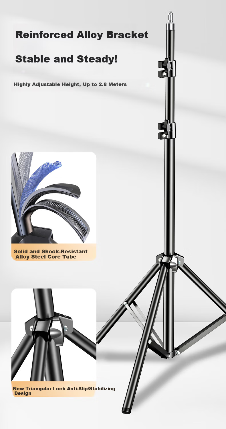 JIMANTU 300W Professional COB Live Streaming Fill Light Indoor Studio Shooting Spherical Deep Parabolic Softbox Video Shooting Sunlight Kit 10
