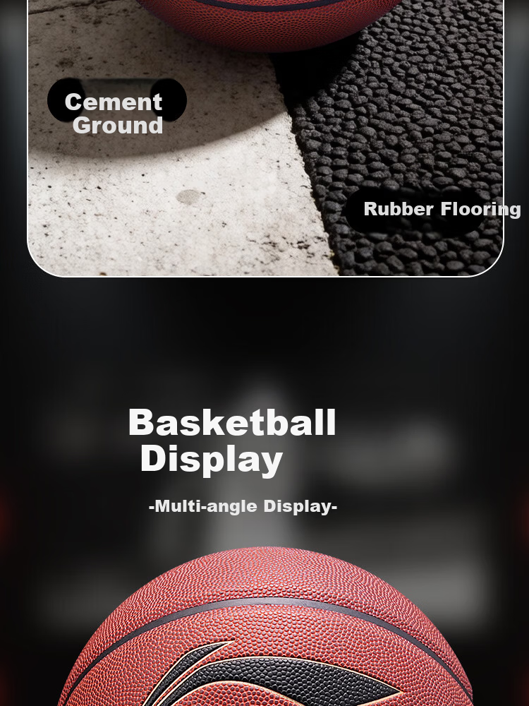 LI-NING Basketball Adult Size 7 Junior High and Primary School Youth Official Exam Indoor Outdoor Training Game Basketball 18