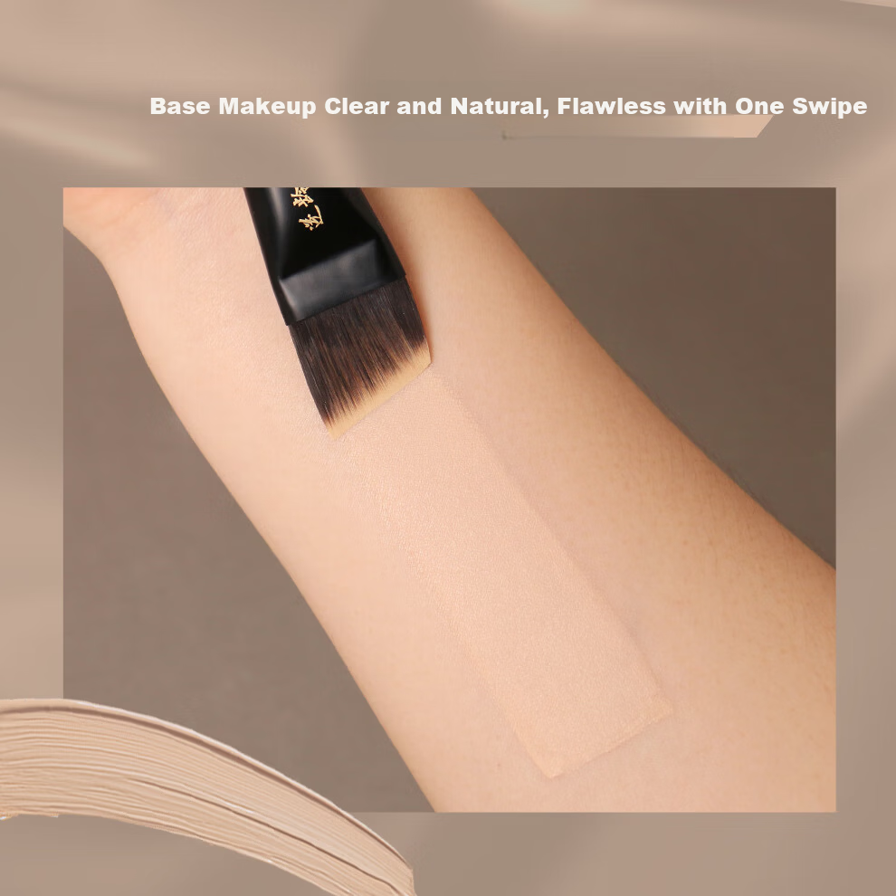 REVERSE Sandalwood T08 Medium Eyeshadow Brush, Soft And Portable, Beginner Makeup Brush, Handmade Ultra-Soft Animal Hair 8