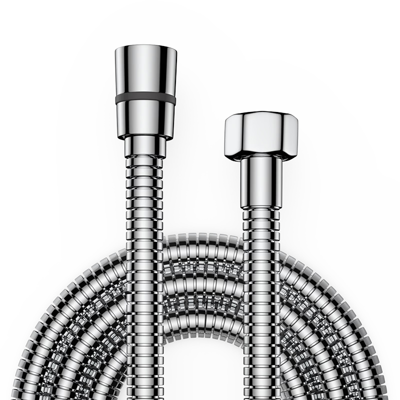 KEGOO Shower Head Hose, 1/2 Inch Universal Extension 2 Meters, Shower Head Water Pipe, Stainless Steel, K5027