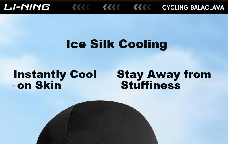 Li-Ning Sun Protection Head Cover Face Mask Unisex Cycling Summer Ice Silk Neck Gaiter Full Face Windproof Dustproof Riding Mountaineering Fishing Gear 7