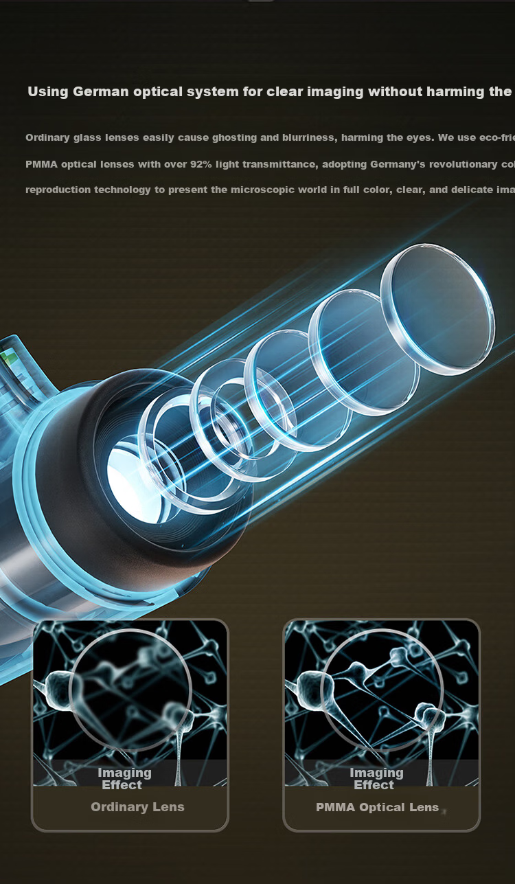Science Can Telescope Children's Gift Toy, Beginner Astronomical Observation Telescope for Students, Birthday And Holiday Gift Box for Boys And Girls 8