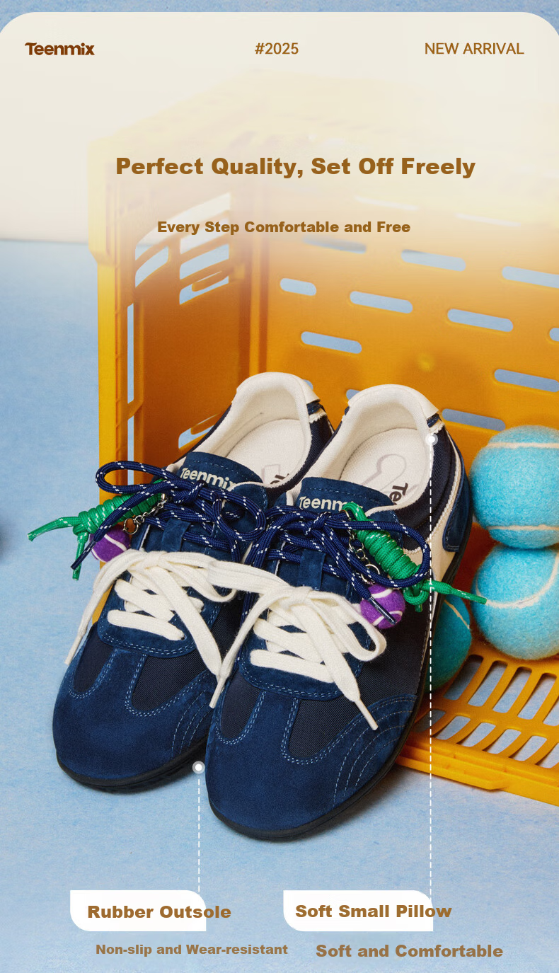 TEENMIX Agande Training Shoes Women Casual Shoes Double Shoelaces Women's Shoes 2026 Spring New 7