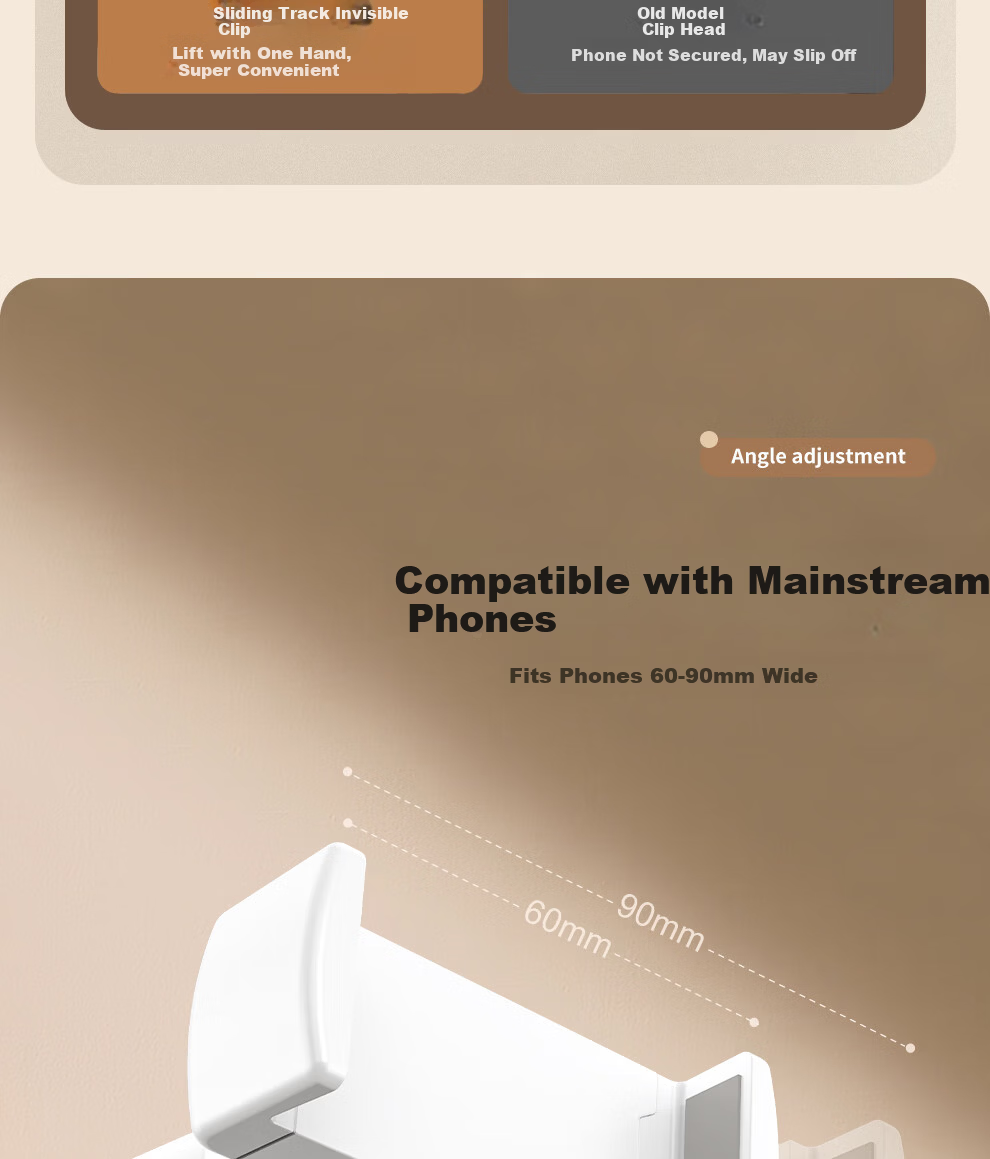 Meiyibo Mobile Phone Holder Desktop Live Streaming Stand 360° Rotatable Adjustable Lazy Bracket for Watching TV, TikTok Videos, Online Classes 10