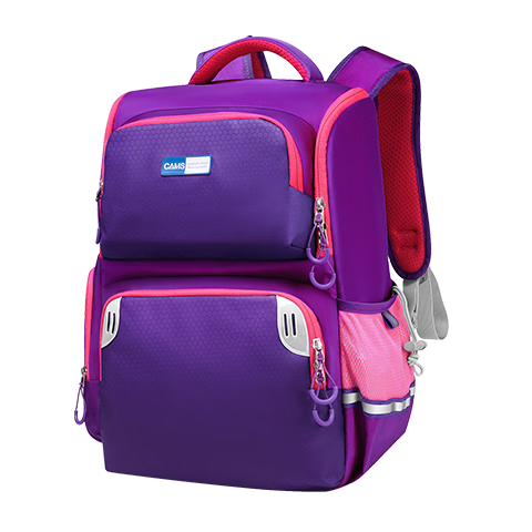CAMS Suspended Weight Reduction Backpack for Grades 1-3 Large Capacity Lightweight Spine-Protecting Schoolbag for Boys And Girls S03906S
