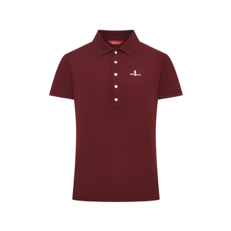 Biyinlefen Summer Women's Fashion Five-Button Commuter Casual Intelligent Elegant Lapel Short Sleeve Polo Shirt
