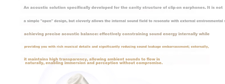 IKF Zhaoyue Clip-on Bluetooth Earphones Wireless Open Bone Conduction Non-In-Ear Zero Sensation Cushion Ultra-Long Battery Life Sports for Huawei Apple Yunyan White 25