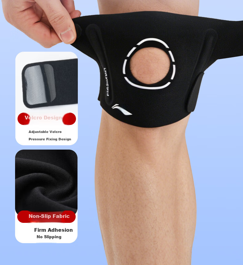 Li-Ning Knee Brace for Sports, Running, Men And Women, Meniscus Protection, Joint Support, Patellar Strap, Basketball, Soccer, Badminton, Hiking Protective Gear 12