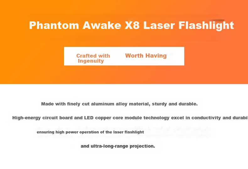 Huanxing High-Power Laser Green Light 8000m Long-Distance Pointer for Real Estate Model Outdoor Self-Defense Trainer Tour Guide Starry Sky Pen 3