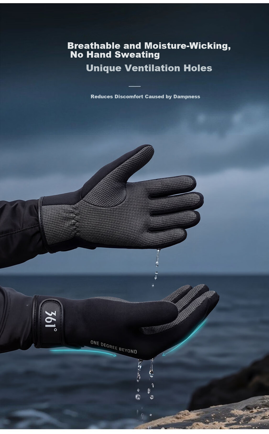 361° Swimming Diving Sun Protection Surfing Lightweight Gloves Wear-Resistant Scratch-Resistant Non-Slip Coral Protection Snorkeling Equipment Gloves 5