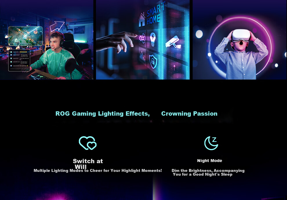 ASUS ROG Magic Box Air WiFi7 Gaming AI Router Home Wireless Gigabit Router Full 2.5G Port Whole House WiFi Aimesh Flexible Setup 19