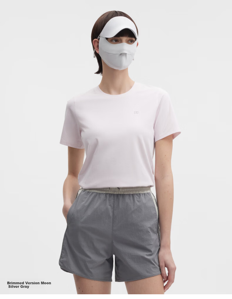 Jiao Nei Liang Pi 502UV Women's Sunscreen Mask with Brim Full Face Protective Shield UV Protection Sunshade Face Bikini New Model 21