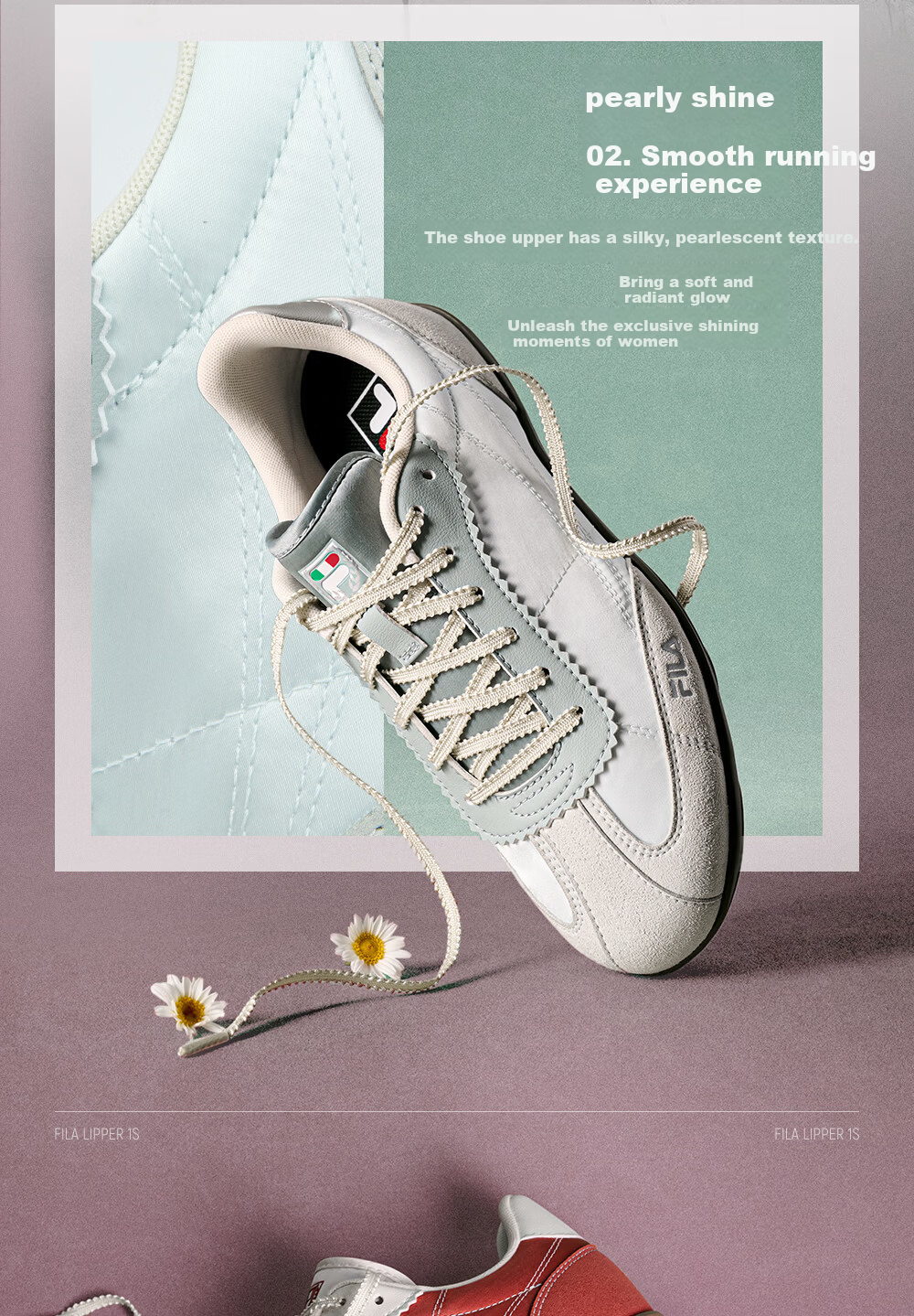 FILA Official Han So-hee Style Water Dance Shoes 1S Women's German Training Shoes 2026 Thin Sole Casual Sports Shoes 5