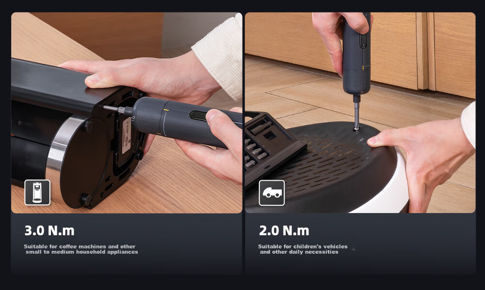 Fanttik S2 Pro Straight Handle Electric Screwdriver Multifunctional 7-Speed Adjustable Household Furniture Assembly Screwdriver 14