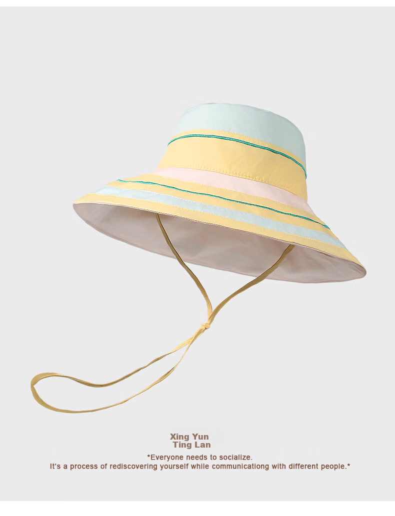 CACUSS Women's Sun Hat Summer Wide Brim Outdoor Vacation Beach Hat Cotton Neck Protection Face Shield Sun Hat Orange Pink 12