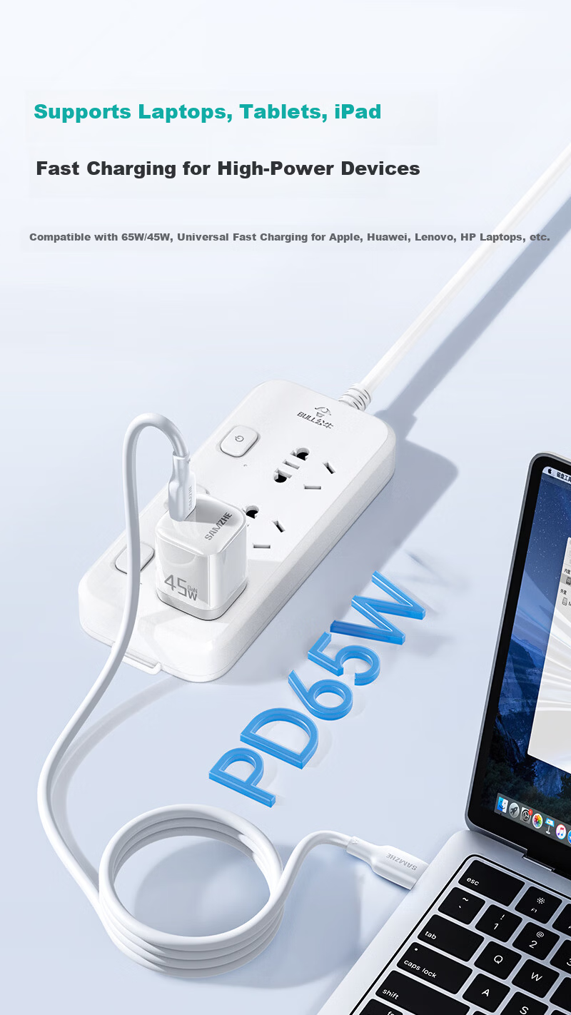 SAMZHE Compatible with Apple 18/17 Charging Cable, Dual Type-C Phone Data Cable, PD60W Fast Charging, Car Charger for IPhone 16/15 Pro Max, Huawei, IPad Tablet Laptop, 0.5 Meters 6