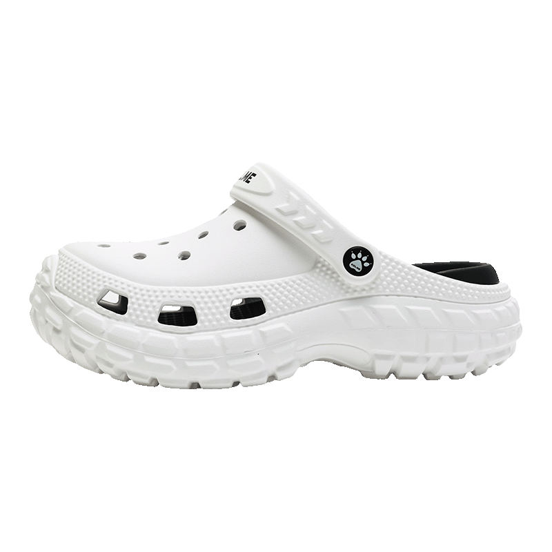 KELME Men's Summer New Dual-Wear Durable Hole Slippers Versatile Closed-Toe Slippers for Women