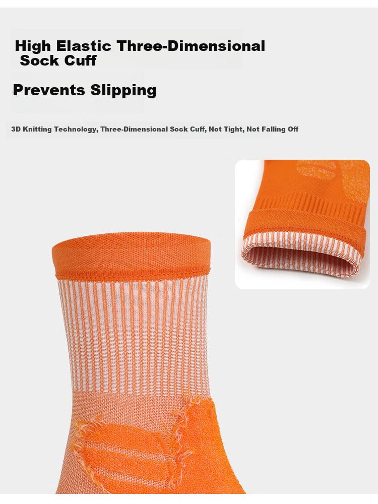 Pioneer Camp Outdoor Socks 7A Antibacterial Hiking Unisex Moisture-Wicking Mid-Calf Sports Socks Mulberry Red 24-26CM 5