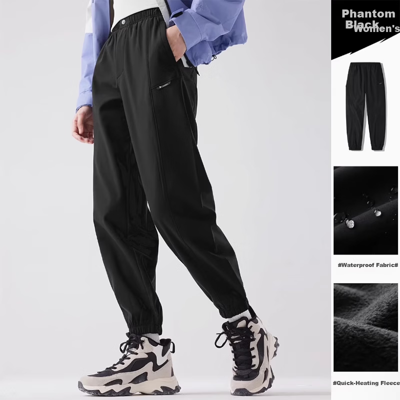 CAMEL Women's Softshell Hiking Jogger Pants Autumn Winter Casual Work Pants
