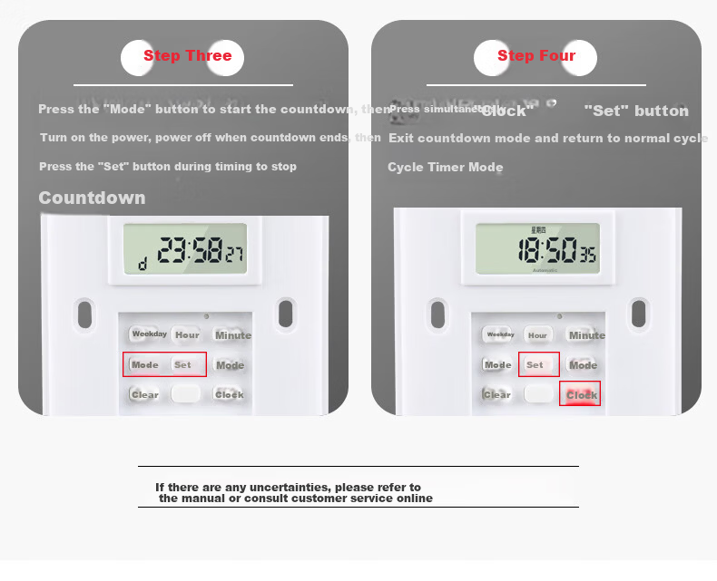 Xiya T21 Panel Timer Switch 250V Fully Automatic Wall-mounted Smart Time Control Microcomputer Advertising Light Timer 11