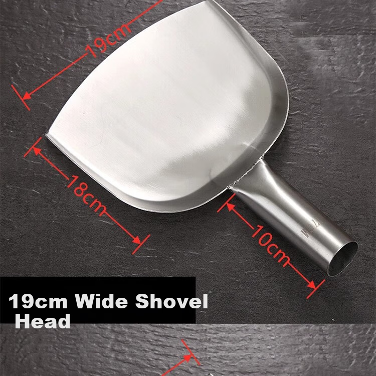 Caitang Smart Stainless Steel Chef Cooking Spatula 19cm Head (Jingcang) 5