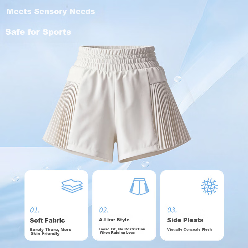 Xueqiman Women's Loose Sports Shorts Summer Anti-Exposure Running 2026 New Three-Quarter Pilates Fitness Pants