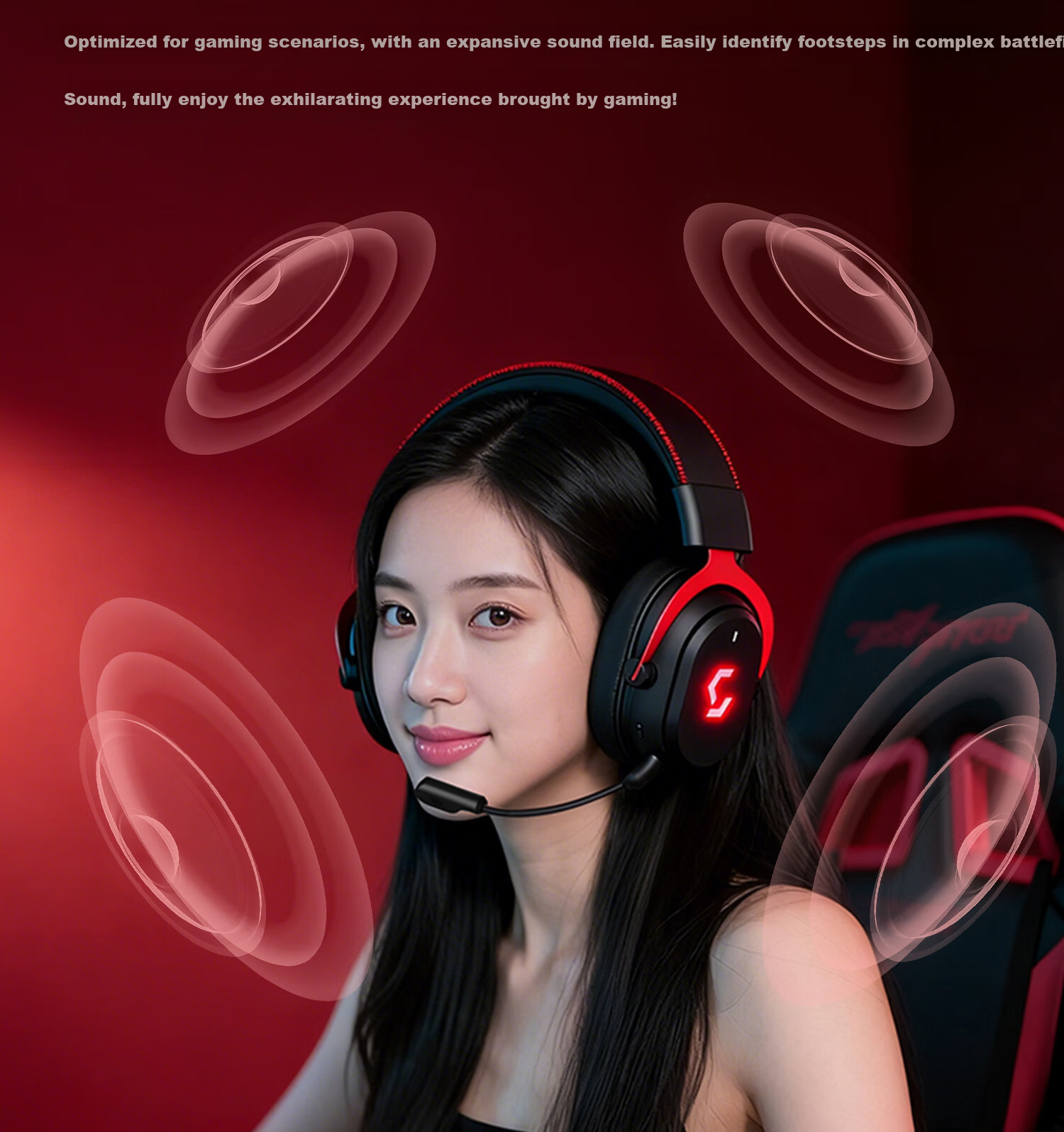 COLORFIRE iGame G169 PRO 7.1 Surround Sound Quad-Mode Wireless Gaming Headset Over-Ear Bluetooth Wired Esports Delta FPS Valorant White Blue 10