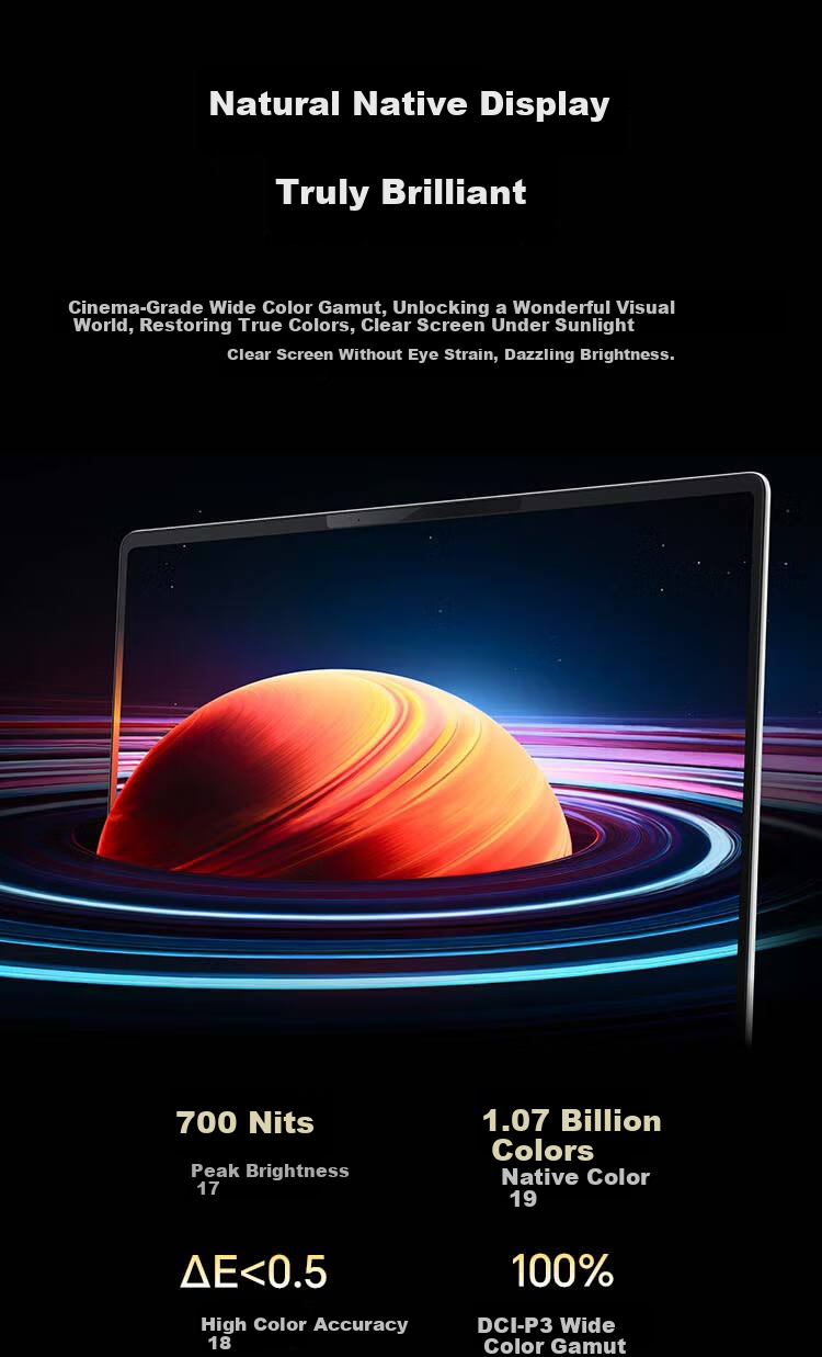 Honor MagicBook Pro 14 AI Lightweight Laptop 92Wh Battery 14.6" U5-225H 32GB 1TB 3.1K Oasis Eye Protection Screen Gray 12