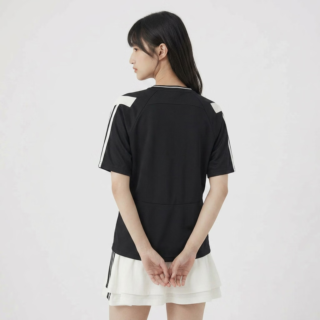 Adidas Sports Style Series Women's W HER TEE Short Sleeve T-Shirt JY7623 Black S