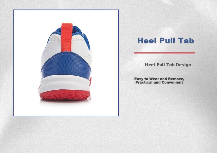 LI-NING Men's Badminton Shoes New Durable Training Shoes All-Round Lightweight Breathable Sports Shoes 9