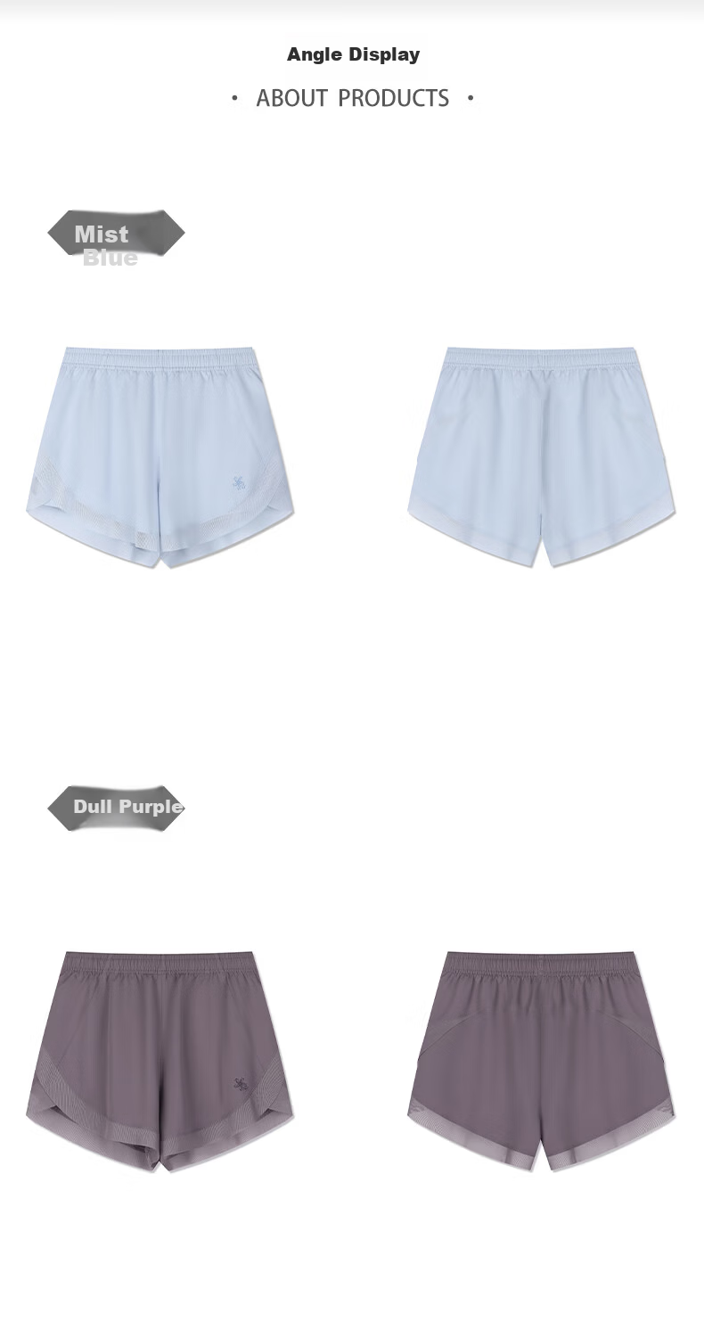 361° Women's Summer Sports Shorts Quick-Dry Sun Protection Running Ice Silk Anti-Exposure Five-Point Pants 662624702-3 19