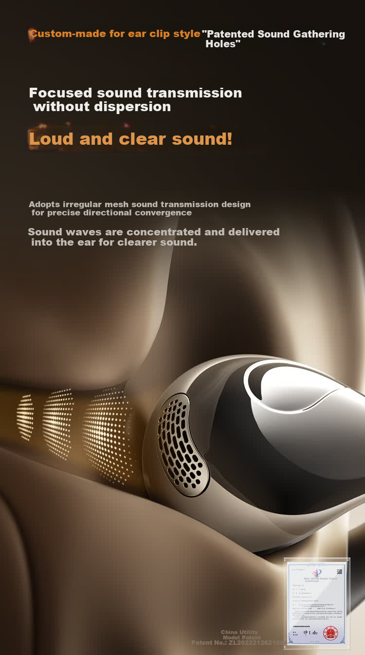 Linklike [Major Upgrade | Customized Sound Quality] Bluetooth Earphones, Clip-On Headphones, Latest 2026 Model with Ultra-Long Battery Life, Sports Earphones, Top Ten Running Earphones 8