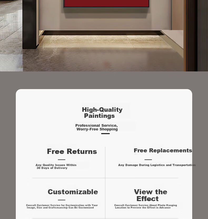 Yihuan Yu Gourd New Chinese Style Entryway Decorative Painting Vintage High-End Five Blessings Doorway Corridor Wall Art 2