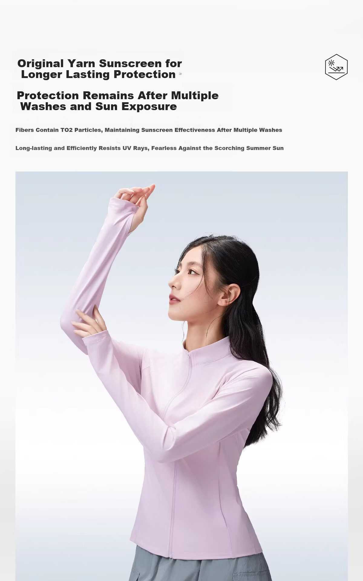 CAMEL Outdoor Women's Short Slim Breathable Cooling Sunscreen Jacket 2026 Spring Summer New 1167 5