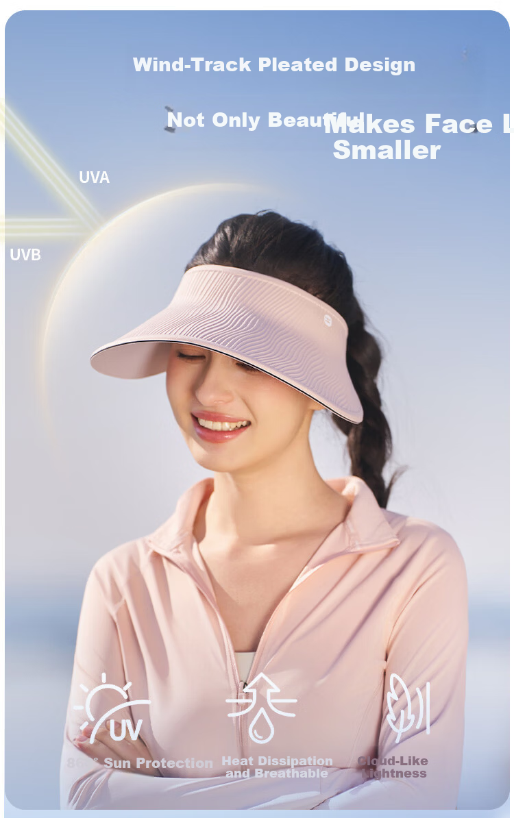 Zhenxiang Women's Spring Summer Solid Color Versatile Fashion Seamless Topless Sun Protection Sports Cap UV Protection K751 2
