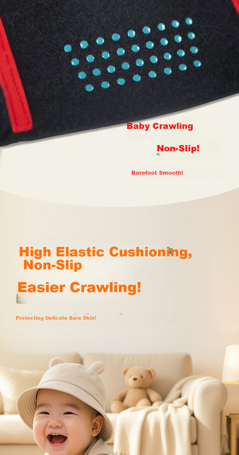 Kangshu Baby Crawling Knee Pads Children's Protective Knee Covers Toddler Walking Fall Prevention Infant Knee Leg Guards Full Set 7