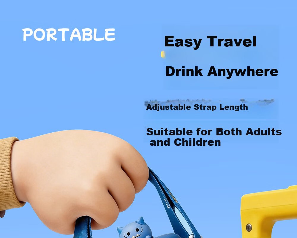 Fuguang Kids PPSU Straw Water Bottle Portable Dual-Use Cartoon Cute High-Temperature Resistant Plastic Cup for Boys and Girls 20