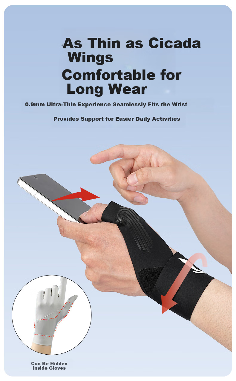 LI-NING Thumb Tendonitis Brace Support TFCC Wrist Brace Sprain Wrist Injury Protection for Men and Women 2