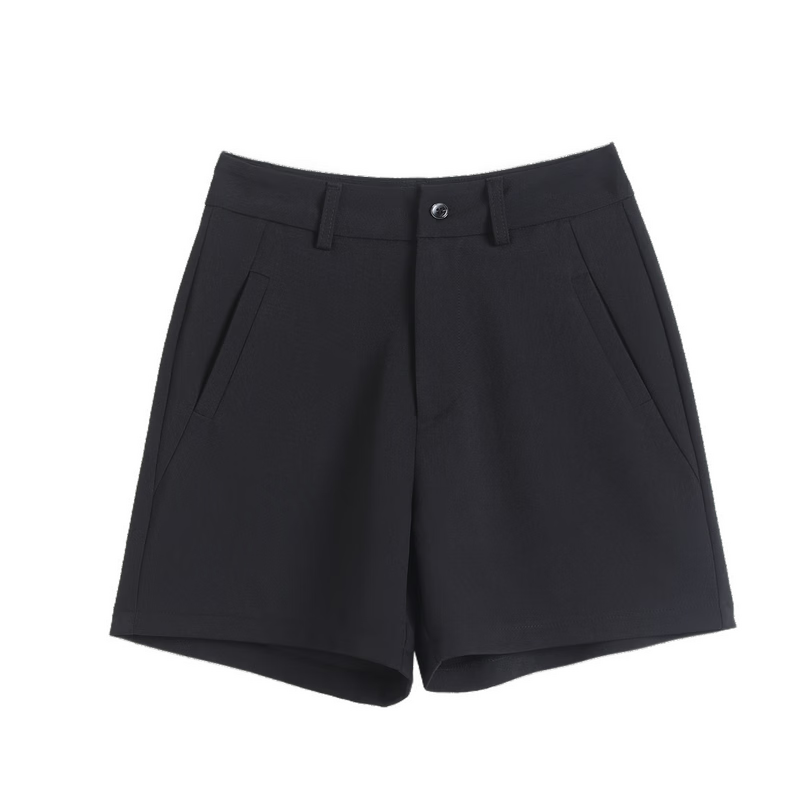 Demana Light Workplace Series Summer Simple Commuter Wide-Leg Blazer Shorts Loose Slim Fit Petite Women's Premium Style